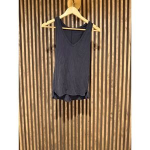 Lululemon Womens Tank Top Black Athletic Sleeveless V‎ Neck Casual